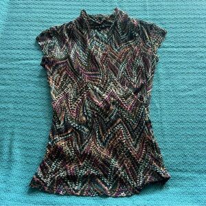 Vibrant Chevron Women's Blouse